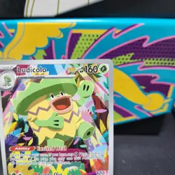 Pokemon TCG Ludicolo 95 IR Phantasmal Flames Illustration Rare NM - Image 3