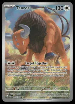 Tauros 096/086 Holo Illustration Rare Chaos Rising Pokemon Holo Near Mint - Image 1