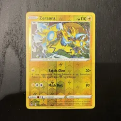 Pokemon Zeraora 056/195 Reverse Holo Silver Tempest - NM - Image 1