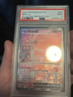 2023 POKEMON SVP EN-SV PROMO 151 ULTRA-PREMIUM COLLECTION #053 MEW EX PSA 9 - Image 3