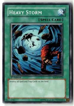 Heavy Storm SD5-EN023 Structure Deck: Warrior's Triumph Yu-Gi-Oh MP - Image 1