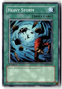 Heavy Storm YSD-EN027 Starter Deck 2006 Yu-Gi-Oh 1st Edition MP - Image 1
