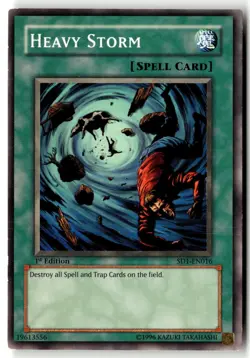 Heavy Storm YSD-EN027 Starter Deck 2006 Yu-Gi-Oh 1st Edition MP - Image 1