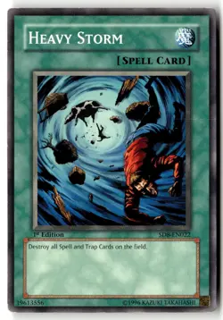 Heavy Storm SD8-EN022 Common / Short Print Yu-Gi-Oh 1st Edition Lightly Played - Image 1