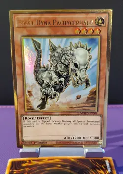 Fossil Dyna Pachycephalo MGED-EN008 Maximum Gold: El Dorado 1st Edition - Image 1