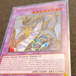 Konami Yu-Gi-Oh! Thunder Dragon Colossus RA03-EN036 1st Ed Secret Foil - Image 2