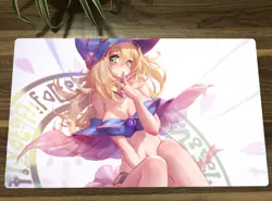 YGO OCG Dark Magician Girl TCG CCG Playmat Trading Card Game Mat Table Pad - Image 1