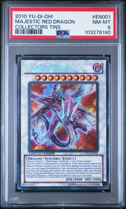 Yu-Gi-Oh! - Majestic Red Dragon 2010 CT07-EN001 Limited Edition PSA 8 - Image 1