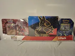 Pokemon TCG Crown Zenith Elite Trainer Box etb 2 paldea legends tins costco 3pk - Image 1