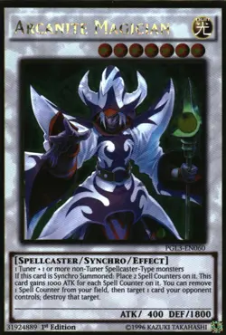 Yu-Gi-Oh! - Arcanite Magician 2016 PGL3-EN060 Gold Rare 1st Edition - Image 1