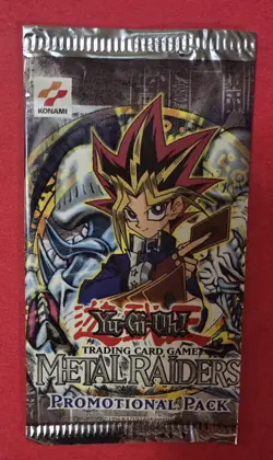 🔥Yu-Gi-Oh! METAL RAIDERS PROMOTIONAL PACK - SQUARE KONAMI LOGO - FACTORY SEALED - Image 1