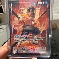 Bandai One Piece Card Game OP-02 Alt Art Foil Luffy OP02-034 Ace OP02-013 - Image 3