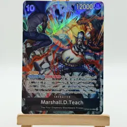 One Piece -English 2nd Anniversary Marshall.D.Teach OP09-093 (Promo) - Image 1