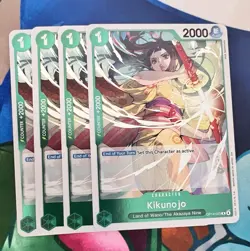 One Piece TCG Kikunojo OP14-023 R Playset (x4 Cards) - Image 1