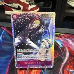 One Piece Rosinante & Law EB04-038 Holo SR - Image 1