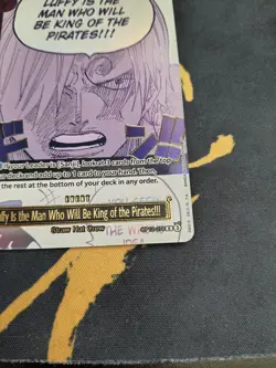 One Piece OP12-079 3rd Anniversary, Sanji Manga Event Luffy Is The Man... NM/M - Image 3