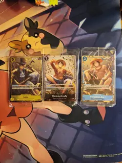 One Piece TCG Mini Tin Vol.2 Ace Sabo and Luffy Set of 3 New Sealed English - Image 1