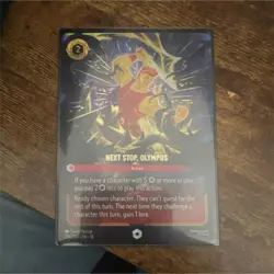 Disney Lorcana Next Stop, Olympus The First Chapter Ruby Rare Cold Foil 234/204 - Image 1