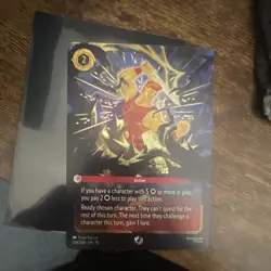 Disney Lorcana Next Stop, Olympus The First Chapter Ruby Rare Cold Foil 234/204 - Image 3