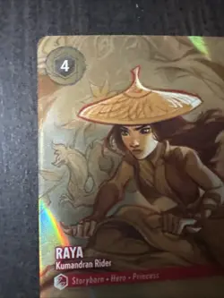 Raya - Kumandran Rider (Enchanted) 214/204 Azurite Sea Disney Lorcana NM - Image 3