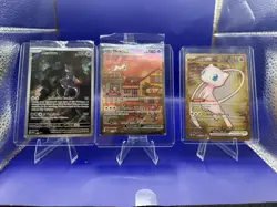 Pokemon TCG 151 UPC Promo Set Mew 053, Mewtwo 052, Metal Mew 205 New Sealed - Image 1