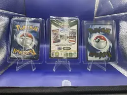 Pokemon TCG 151 UPC Promo Set Mew 053, Mewtwo 052, Metal Mew 205 New Sealed - Image 2