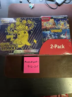 Pokemon Surging Sparks Elite Trainer Box + Booster Bundle SEALED! Costco bundle - Image 1