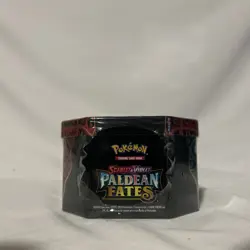 Pokemon TCG Scarlet and Violet Paldean Fates Tin Shiny Charizard ex Sealed - Image 4