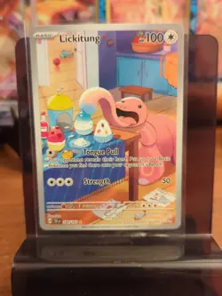Pokemon TCG Lickitung 180/162 Illustration Rare Temporal Forces Near Mint - Image 1