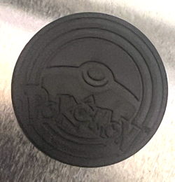 Lugia Coin Cracked Iced Holofoil Silver Black Pokemon TCG Flipping Coin NM - Image 2