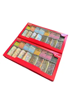 2x Pokemon TCG Prismatic Evolutions Costco 8 Mini-Tin Bundle - Image 1