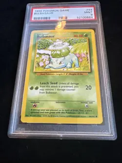 Bulbasaur 044/102 Base Set Regular PSA 9 Pokemon - Image 3
