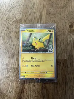Pikachu 025/165 2025 Holiday Calendar Holo SEALED Pokemon TCG - Image 1