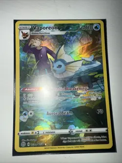 Pokemon Flareon TG01/TG30 & Vaporeon TG02/TG30 Brilliant Stars Set NM - Image 2