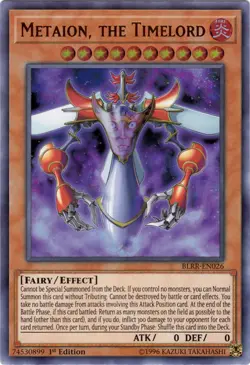 1x (EX) Metaion, the Timelord - BLRR-EN026 - Ultra Rare - 1st Edition YuGiOh - Image 1
