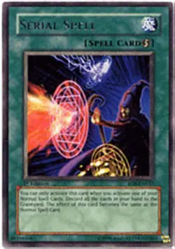 1x (EX) Serial Spell - RDS-EN037 - Rare - 1st Edition YuGiOh - Image 1