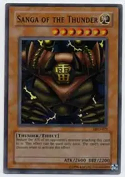 1x (HP) Sanga of the Thunder - MRD-025 - Super Rare - 1st Edition YuGiOh - Image 1