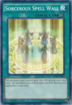 1x (EX) Sorcerous Spell Wall - YS14-EN021 - Common - 1st Edition YuGiOh - Image 1