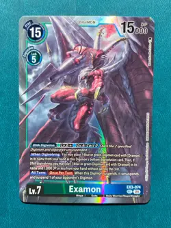 Examon EX3-074 Advanced Generations AD-01 Reprint Digimon Card Game x1 - Image 1