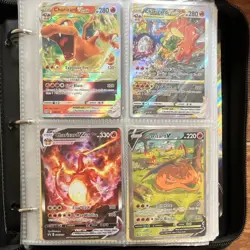 Pokemon TCG Charizard 12-Card Foil Lot plus 1 none holo V VMAX VSTAR GX Radiant - Image 1