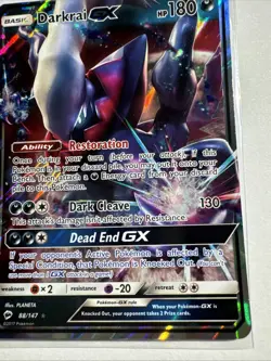Pokemon Darkrai GX Holo Promo Card Burning Shadows Series 88a/147 NM - Image 4