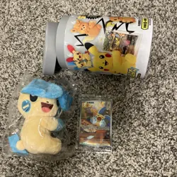 Pokemon TCG Chinese Tin with Mystery Plush & TCG Card Minun - Image 1