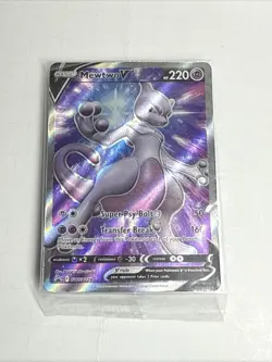 Mewtwo v SWSH229 Holo Promo Card Sword & Shield Sealed NM Condition - Image 1