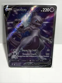 Mewtwo v SWSH229 Holo Promo Card Sword & Shield Sealed NM Condition - Image 2