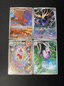 Pokemon TCG Mega Evolution Era Illustration Rare Holo 4 Card Mixed Lot - Image 1