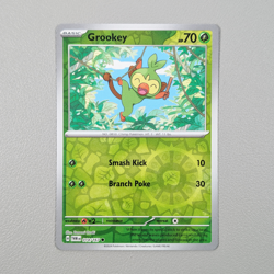 Pokemon TCG Card - Grookey 14/167 Reverse Holo | Twilight Masquerade (2024) TWM - Image 2
