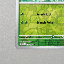 Pokemon TCG Card - Grookey 14/167 Reverse Holo | Twilight Masquerade (2024) TWM - Image 4