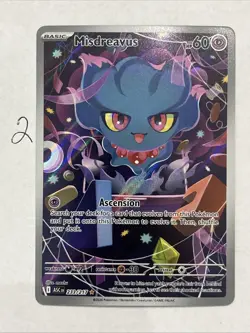 Pokemon TCG Misdreavus 233/217 Ascended Heroes Illustration Rare NM Card - Image 1