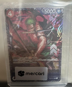 Zoro ST21-015 Flagship Battle 2025 Top 8 Prize Promo ONE PIECE Card Japanese - Image 1