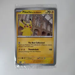 Pikachu At The Museum Pokemon Center Promo Card Jumbo Card - Image 1